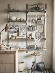 The Sage Advice When You Re Short On Floor Space Is To Maximize Your Walls And The New Kungsfor Small Apartment Kitchen Diy Kitchen Decor Kitchen Wall Storage