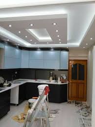 You can use a variety of materials to decorate the ceiling like tiles, wood beams and suspended ceiling designs that will look incredible with the right lighting fixtures. How To Make A False Ceiling Design With Lighting For Kitchen 2018 Properly Made Lighting Can Ad Kitchen Ceiling Design House Ceiling Design Pop Ceiling Design