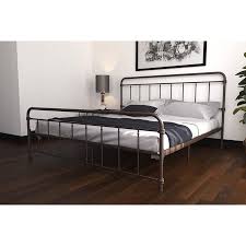Commissioned by military officers to make life on the march as gracious as life at home, french campaign furniture merged elegant design with rugged portability. Customer Favorite Dhp Wallace Metal Bed King Size Frame With Underbed Storage Bronze Accuweather Shop