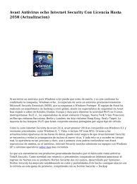 El software en su ultima versión cuenta con numerosas avast premium security (2021) v21.1.2449 + licencia está en constante actualización de su base de datos de definiciones de virus, es decir, su. Avast Antivirus Ocho Internet Security Con Licencia Hasta 2050 Actualizacion Malware Seguridad De La Red Informatica