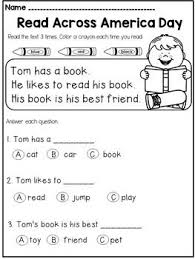 Free Read Across America Kindergarten Activities Reading Comprehension Questions Kindergarten Activities Rhyming Words