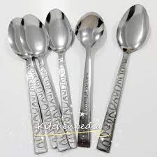 Sendok makan stainless steel isi 6 pcs. Sendok Makan Stainless Steel Komodo Tebal 6 Pcs Shopee Indonesia