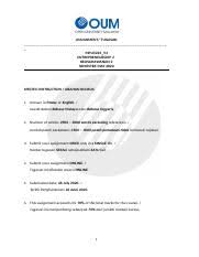 48196 Doc Assignment Tugasan Mpu3223 V2 Entrepreneurship 2 Keusahawanan 2 Semester May 2020 Specific Instruction Arahan Khusus 1 Answer In Malay Or Course Hero