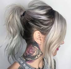 If you aren't ready to embrace a gray mane just yet, you can start your grey hair transition by opting for cool, ashy hair colors instead of warmer alternatives. 85 Silver Hair Color Ideas And Tips For Dyeing Maintaining Your Grey Hair Fashionisers C