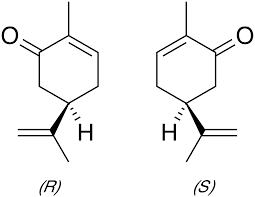 Recognize and draw structural isomers (constitutional isomers), stereoisomers including enantiomers and diastereomers a. Carvone Wikipedia