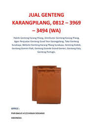 L = 15 meter, maka jumlah genteng yang di butuhkan adalah : Calameo Jual Genteng Karangpilang 0812 3969 3494 Wa