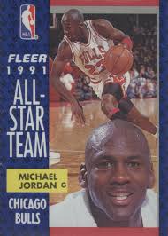 Fleer Team Leader Jordan Fleer 91 Michael Jordan 1991 Fleer #211 All-Star  Price Guide Sports