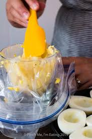 Deviled eggs are no longer just for spring. Parmesan Truffle Deviled Eggs Pinch Me I M Eating