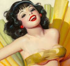 Gerald Gregg, cover of The Dark Device, by Hannah Lees, 1949. I stole this  from @mepaintsme which I recommend giving a follow. . . . #vintagepulps  #pulp #pulpmagazine #pulpart #illustration #illustrationart #vintage #retro  #geraldgregg