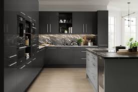 Grey gloss kitchen units ukeg kickstarter. Firbeck Supergloss Dust Grey Supergloss Graphite Kitchen High Gloss Kitchen Doors Kitchen Unit Doors Kitchen Design