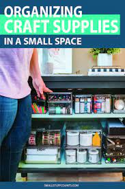 Organizing Craft Supplies In A Small Space Small Stuff Counts Ikea Craft Storage Organize Craft Supplies Craft Storage Cabinets