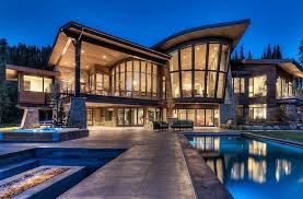 Goodnight Stunning Contemporary Style Mountaintop Home In Park City Utah Designed By Upwalldesign Mountain Home Exterior Architect Design Lake House
