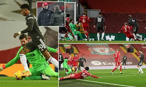 Manchester united supporters protest against club ownership outside the team hotel. Liverpool 0 0 Manchester United Solskjaer S Side Move Two Points Clear At Top Of The Premier League Daily Mail Online