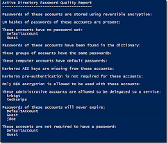 Find Weak Active Directory Passwords With Powershell 4sysops