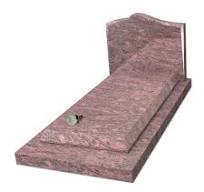Monument arrondi en granit Rose pastel | Leader Granits