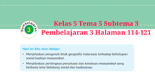Kunci Jawaban Buku Tematik Tema 5 Kelas 5 Halaman 114 115 116 119 120 121 Koesrow
