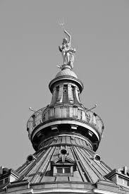 Nahaufnahme Der Wasserturm Spitze Wasserturm Mannheim Turm