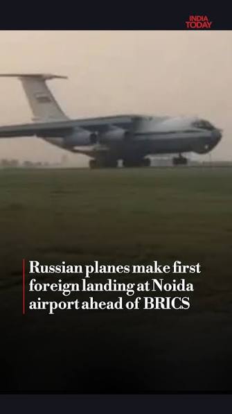 Three Russian military aircraft landed at Noida Airport for the first time on Tuesday morning, marking the first landing by foreign aircraft at the newly operational airport., The aircraft touched ...