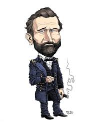 Ulysses S Grant Drawing By Mike Scott