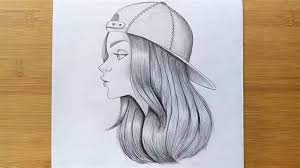 The legend of the cursed game. Farjana Drawing Academy Easy Way To Draw A Girl With Hat Step By Step Pencil