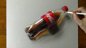 Katelyn e jun 17, 2020. 3d Art Drawing Coca Cola Plastic Bottle Youtube