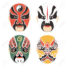 Vector Traditionnelle Opera Culturel Chinois Masque Set Collection Isole Sur Blanc In 2020 Opera Mask Chinese Mask Chinese Opera Mask