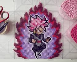 画像に含まれている可能性があるもの 花 Perler Bead Art Bead Art Dragon Ball Super Art