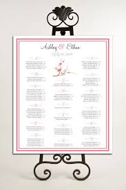 cherry blossom seating chart for table assignments for your