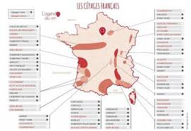 Carte Des Cepages De France Carte De France Des Vins Carte Des Vins Vin