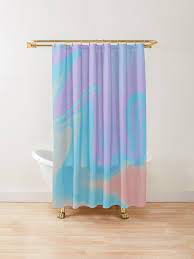 Big Dipper Aesthetic Holographic Minimalist Pastel Background Shower Curtain Curtains Ombre Shower Curtain Shower Curtain