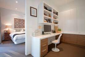 That's why we've rounded up the 12 best the designer also suggests placing the bed in the center of the main wall, rather than pushing one side up. Top 50 Best Built In Desk Ideas Cool Work Space Designs