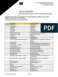 Pdf drive investigated dozens of problems and listed the biggest global issues facing the world today. Caterpillar Master Glossary German Mechanical Engineering Manufactured Goods