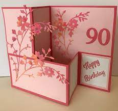 To make new greeting cards, fold a piece of construction paper in half. Again Giant Cardboard Could Make A Neat 3d Decoration For Stage Or Class Birthday Cards Diy Birthday Cards Fancy Fold Cards
