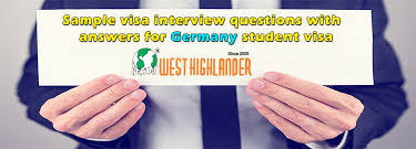 Sample Visa Interview Questions With Answers For Germany Student Visa Interview Questions Interview Questions And Answers This Or That Questions
