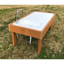 outdoor garden sink station wayfair