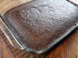 For a 9×13 wacky cake, double the recipe, pour the batter into a prepared 9×13 cake pan, and bake for 40 to 45 minutes, until a tester inserted in the center comes out clean. Wacky Cake Vegan Veronica S Cornucopia