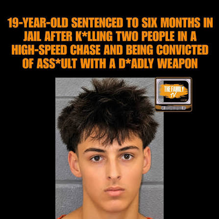 19-YEAR-OLD SENTENCED TO 6 MONTHS AFTER D*ADLY 100 MPH CRASH THAT K*LLED TWO PEOPLE Jason Anthony Scott, 19, pleaded guilty to two counts of involuntary mansl*ughter and ass*ult with a d*adly weapon