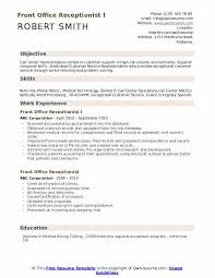 Top paying salaries by state. Front Office Receptionist Resume Samples Qwikresume