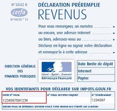 Ou Trouver Son Numero Fiscal