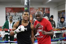 That elevated haney from interim champion to full champion. Photos Devin Haney Putting In Work For Xolisani Ndongeni Boxing News