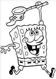 Cacando Agua Viva Como Dibujar A Bob Esponja Dibujos De Bob Esponja Bob Esponja Colorear