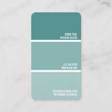 Fortunately, there's a fantastic, free design tool available at every paint store that you can use to spiff up your lodging: Paint Swatch Teal Paint Chips Painter Decorator Business Card Zazzle Com Teal Paint Painter And Decorator Decorator Business Card