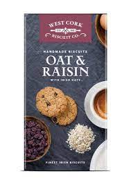 A recipe for filled raisin cookies, one of the treasures from my grandma's recipe collection. Oat And Raisin Cookies West Cork Biscuit Company