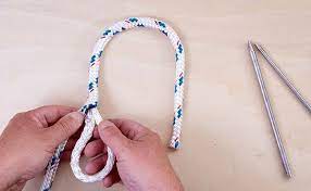 Using A Small Fid Separate The Strands Splicing Rope Double Braid Braided Line