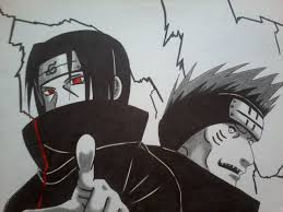 How to draw itachi uciha from naruto shippuden using only one pen tools used : Itachi Kisame By Renovatio Fur Affinity Dot Net