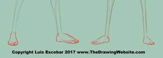 Tiny plump feet with cute heels and toes. Cartoon Feet Formula The Drawing Website