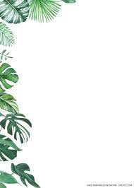 Free Printable Cora Tropical Palm Wedding Invitation Template Palm Wedding Invitation Palm Wedding Flower Background Wallpaper