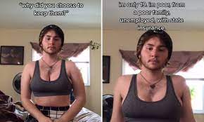 Transgender man shares realities of trying to transition as 'poor person,'  forced to keep breasts | Daily Mail Online