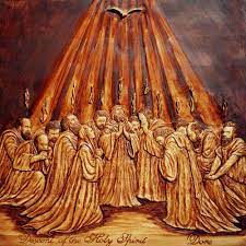 Este prăznuită încă din vremea sfinţilor apostoli. Pogorarea Sfantului Duh Sau Sarbatoarea Rusaliilor Holy Spirit Pentecost Bible Pictures