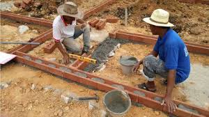 Clay bricks cover the whole facade of this house, and it is a viable solution to keep without any coating. How To Build A House Fast With Interlocking Bricks Interlocking Brick Houses By New Building Materi Youtube